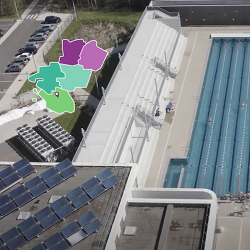 A La Roche-Sur-Yon, le complexe piscine-patinoire ARAGO combine plusieurs énergies renouvelables