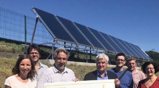 Installation solaire thermique sur le centre technique de propreté et des déchets à Brest