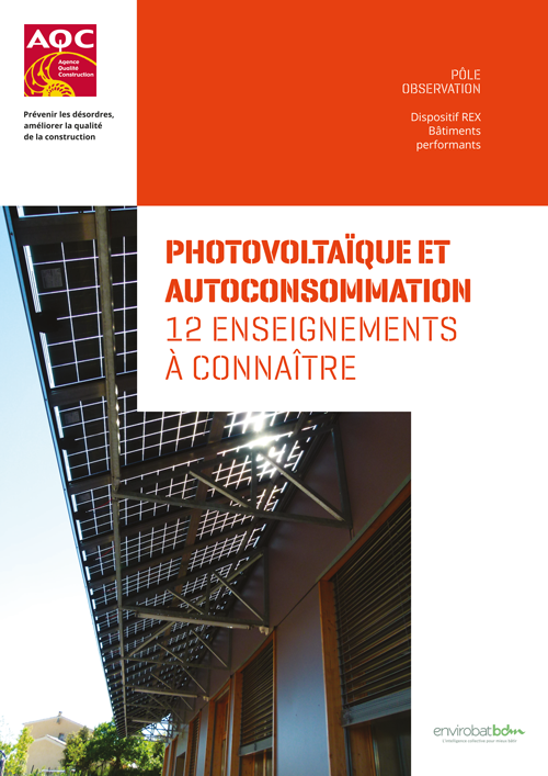 AQC - Rapport REX Photovoltaïque et autoconsommation